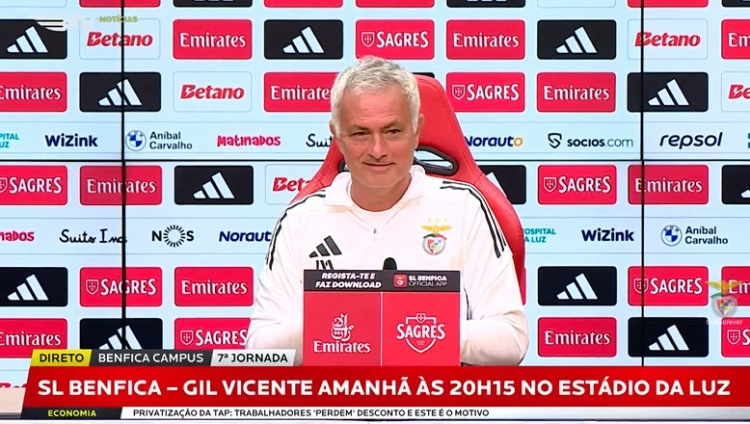 穆里尼奥:我第一次听说原来我们想要本泽马;我赛前绝不讨论裁判